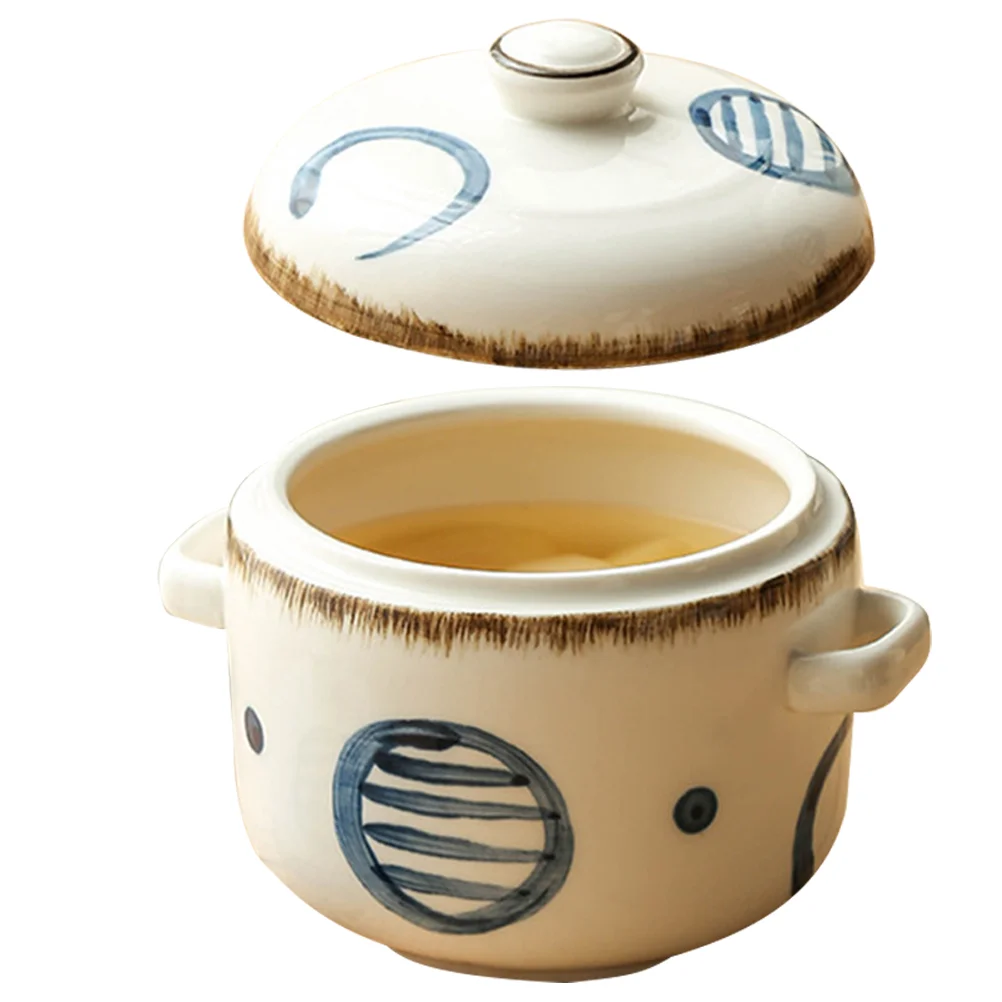 

Compact Multi-function Small Stew Bowl Home Supplies Cubilose Bowl Steam Bowl for Daily Kitchen Home