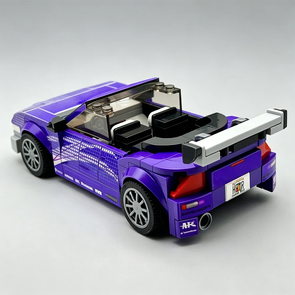 Фото Новая модель MOC Speed ​ ​ Конструктор «Классический гоночный автомобиль»: Модульная сборная модель для детей, подарочный набор для мальчиков №3