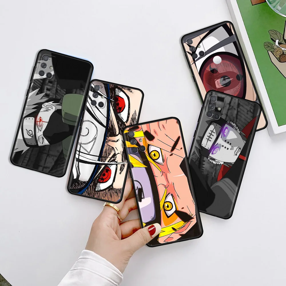 

Anime Naruto Blue Hatake Kakashi Case For Samsung Galaxy A52 A12 A51 A53 A33 A71 A32 A31 A21 A01 A11 A22 Black TPU Phone Shell