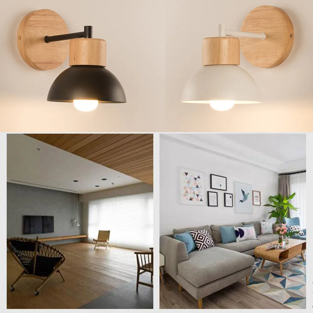 Светодиодный настенный комнатный светильник в скандинавском стиле современная