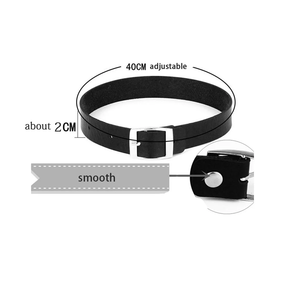 Ретро сексуальная черная боевая ошейниковая подвеска готического стиля Хараджуку из ПУ-кожи для мужчин и женщин.