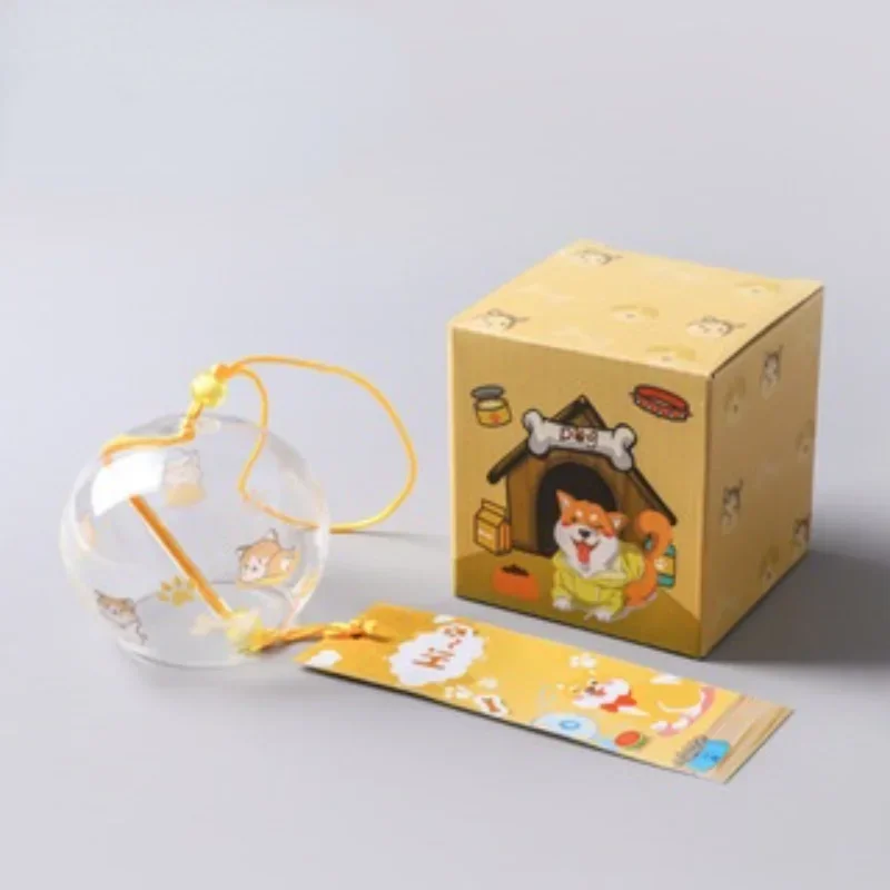 

Японский стеклянный колокольчик ветра вишневого цвета