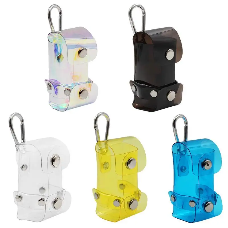 

Transparent Golf Ball Bag Pouch PVC Small Golf Ball Bag Golf Waist Pouches With Magnetic Buckle Mini Storage Bags For Golf