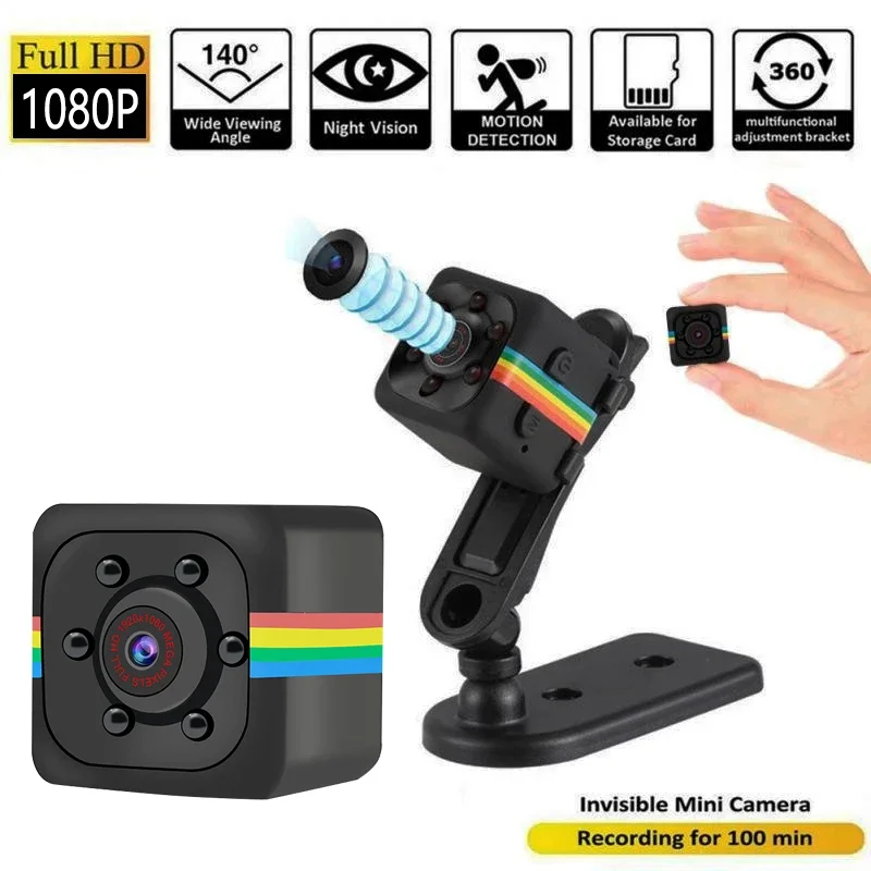 

1080P HD Mini Camera, Sensor Night Vision Camcorder Motion DVR Micro Camera Sport DV Video Small Camera Cam PK A9 Ip Camera