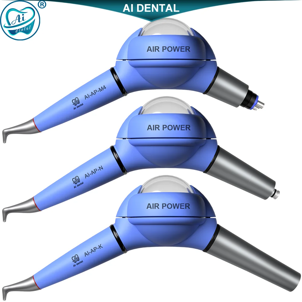 

Dental Air Prophy Jet Teeth Whitening Handpiece Internal Water Sandblasting Polisher Gun Intraoral Air Polishing System