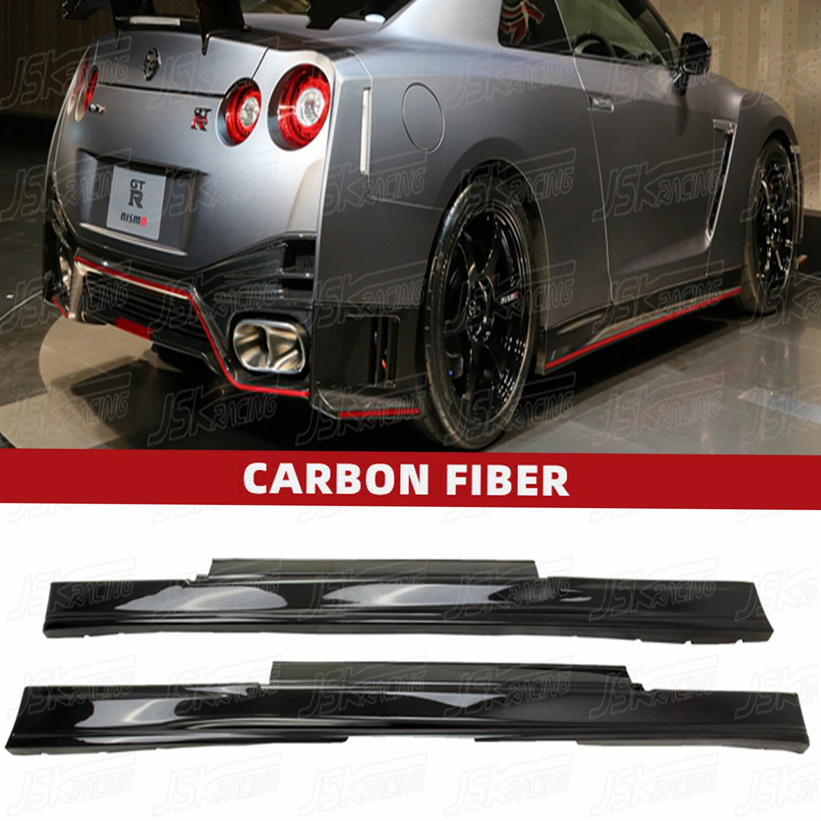 

N Style Carbon Fiber Side Skirt For Nissan Gtr R35 2008-2016（JSKNSR508120）