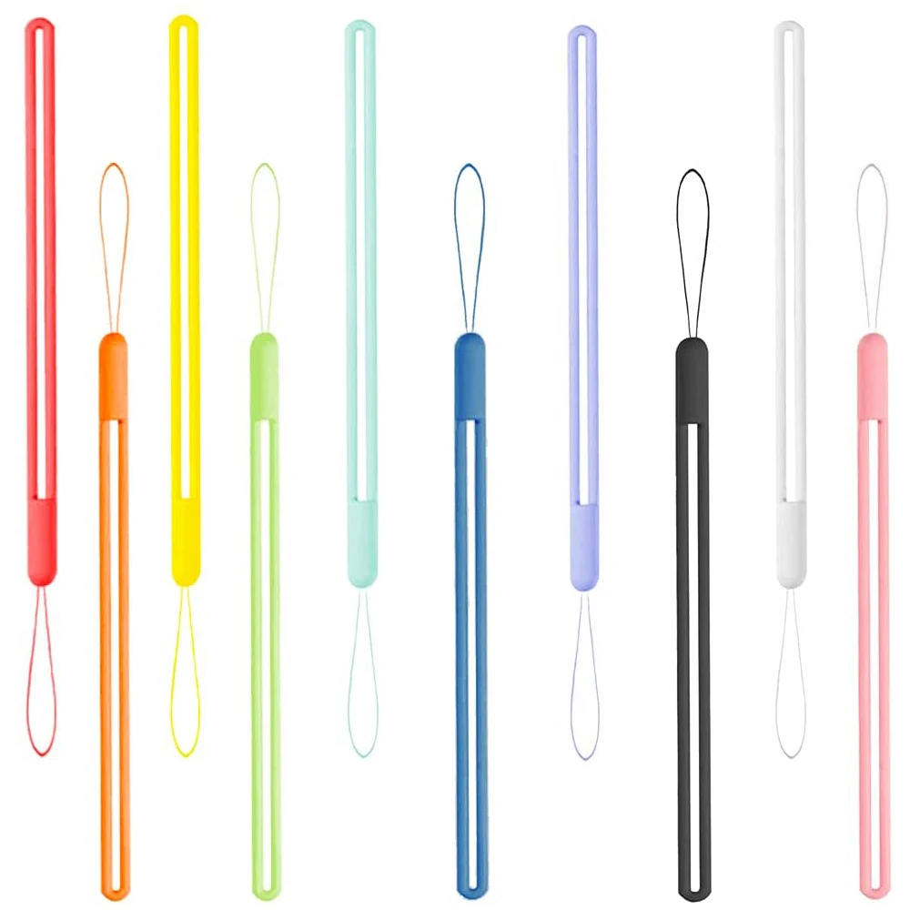 

Liquid Silicone Lanyard Strap Wrist Small Short Rubber Charms for Phone Umbrella Water Bottle Camera USB Thumb Drive Keys Badge