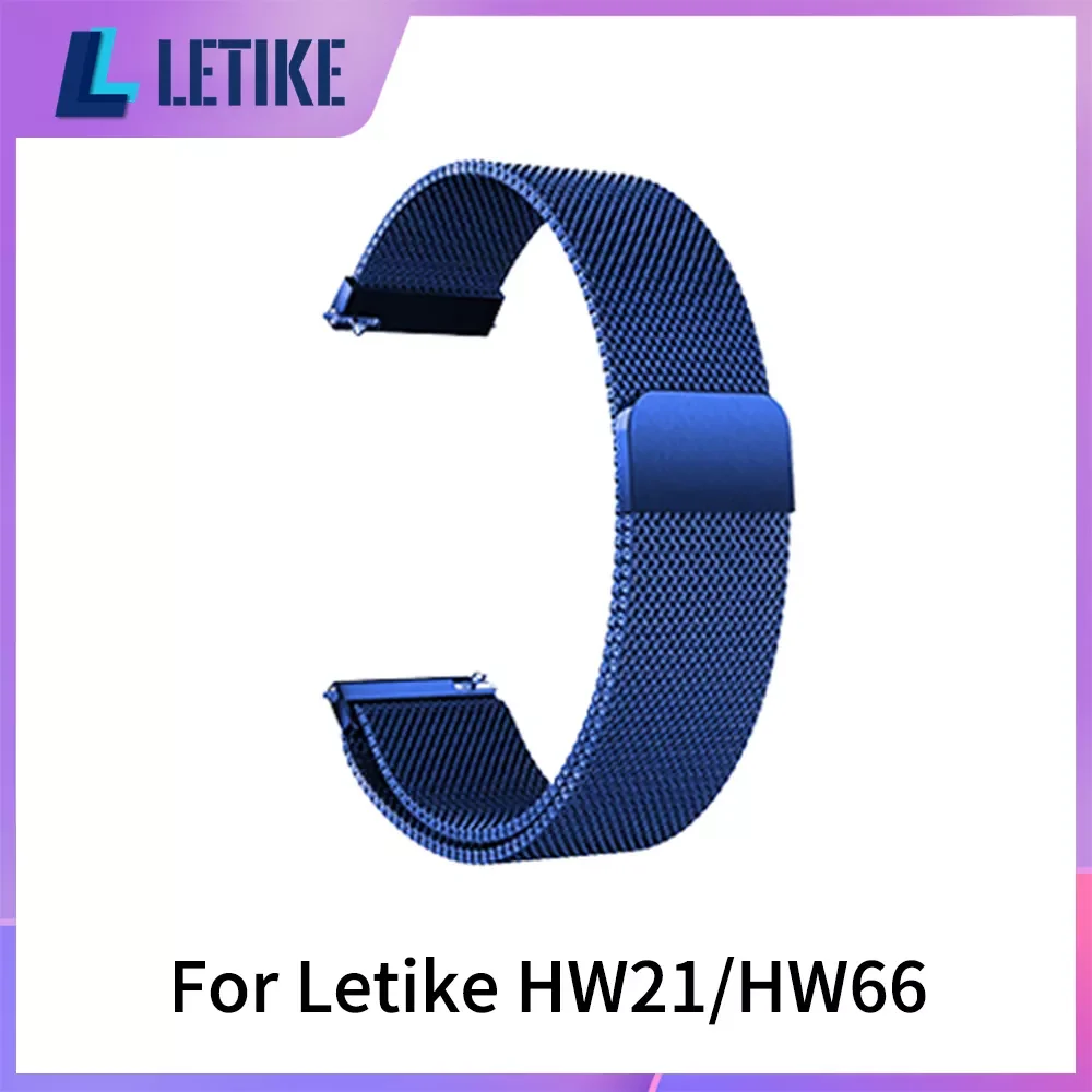 

20mm Strap LETIKE HW21 HW66 Original Wrist Smart bracelet strap black pink blue gray 4 colors avaible support dropshipping
