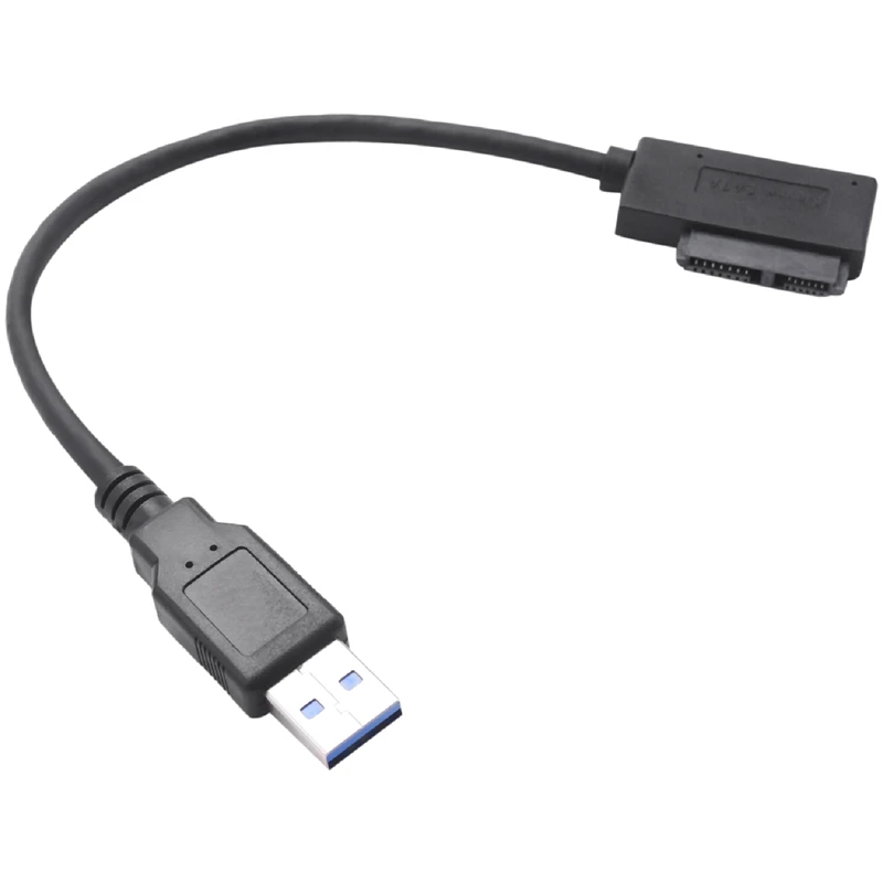 

USB 3,0 к 7 + 6 13Pin slim SATA ноутбук CD/DVD ROM Оптический привод адаптер кабель