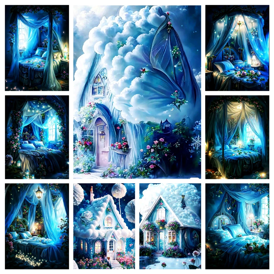 

Алмазная мозаика, картина с мотивом сказки, 5D для дома и кровати, украшение для дома «сделай сам»