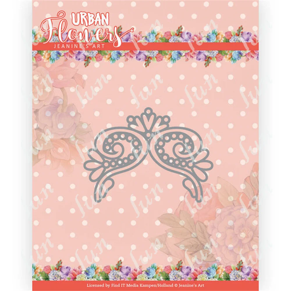 

Metal Cut Die Set Urban Flowers Dies Scrapbooking New Arrival 2022 Album Embossing Folder Template Stencil for Painting Mold