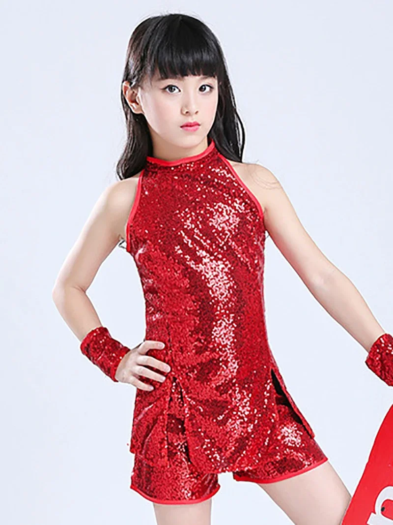 Детский костюм для уличных танцев джазовый детский комплект девочек