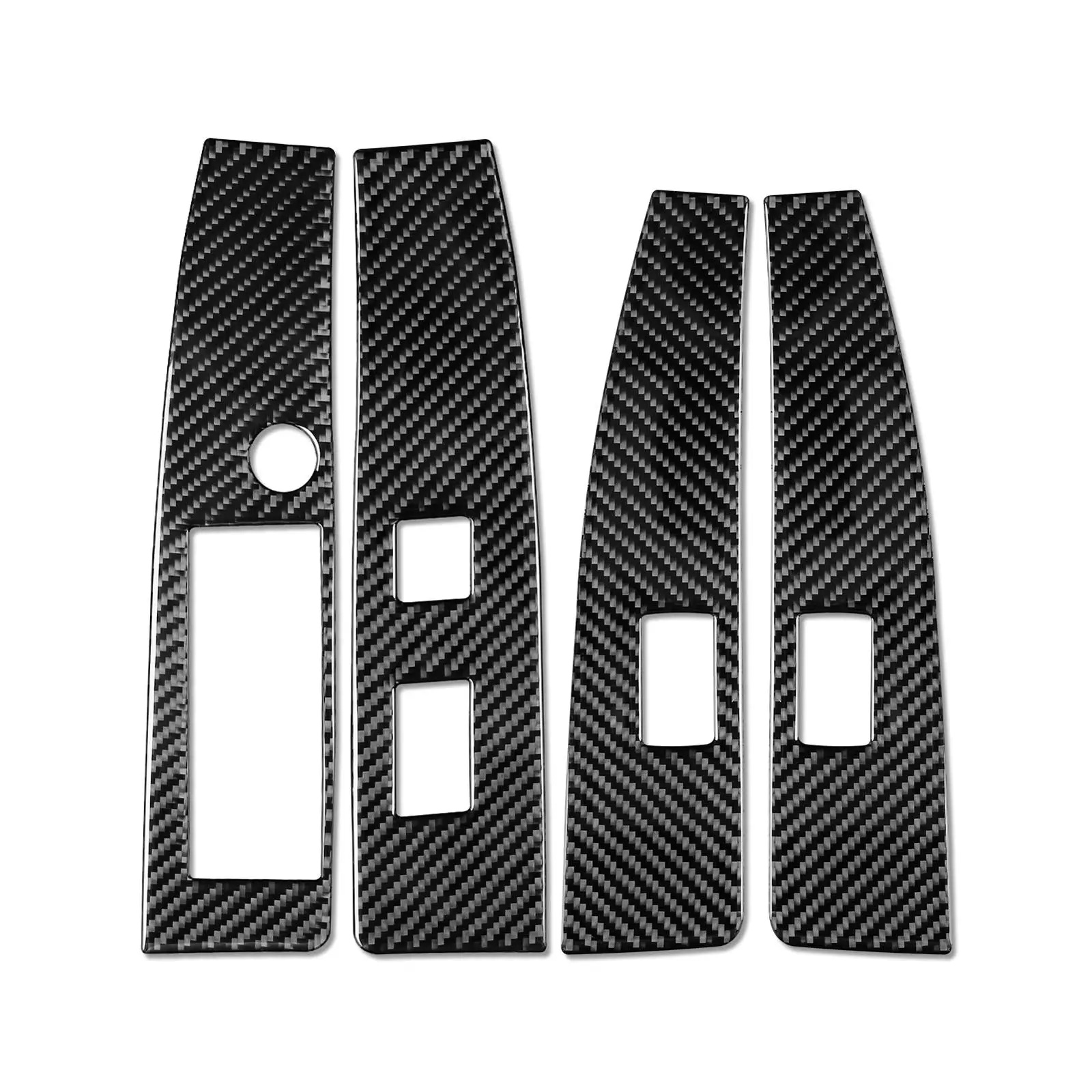 

4x Car Door Window Lift Switch Cover Trim for Toyota Tacoma 2015-2020