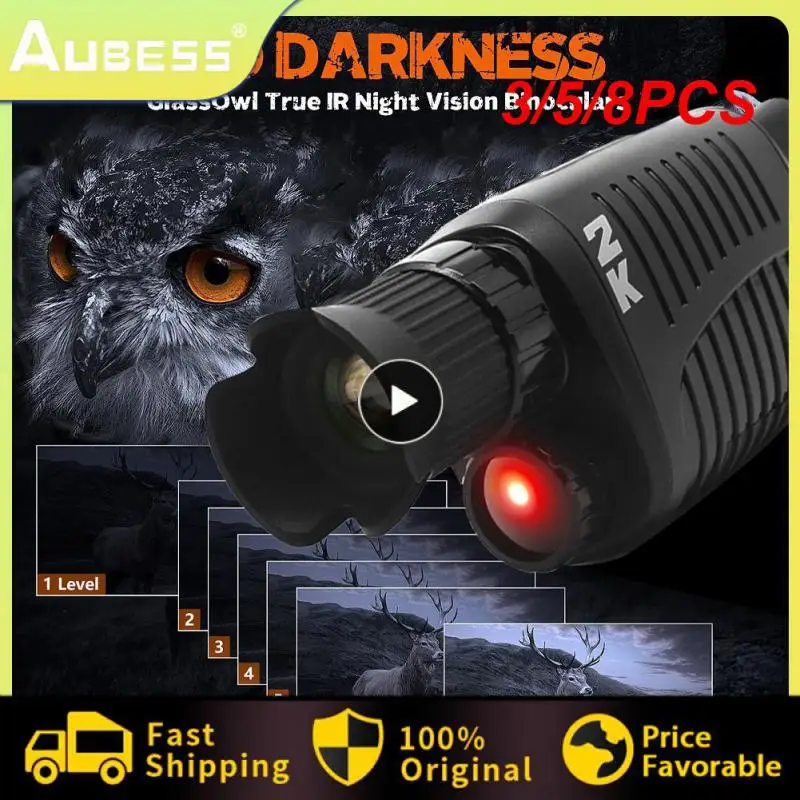 

3/5/8PCS Clear At Night Monocular Camera Full Function Use Monocular Camera Clear Color Nigit-sion Goggles