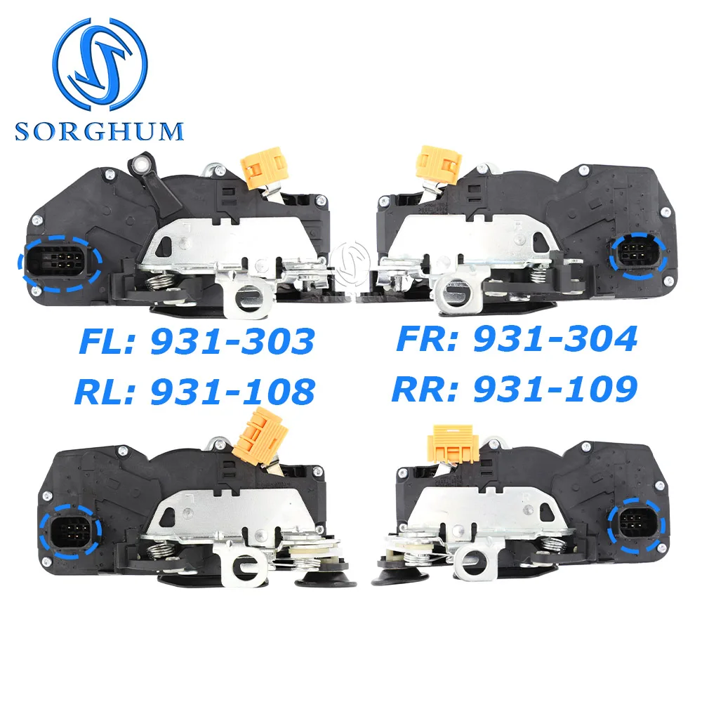 

931-304 931-303 931-108 931-109 Привод замка передней и задней двери для GMC Sierra Yukon Chevrolet Tahoe Cadillac Escalade 2007-2009