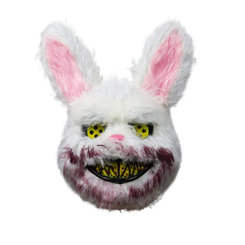 

Bloody Rabbit Cosplay Mask Halloween Party Scary Head Cover Masquerade Horror Carnival Costume Headgear Props