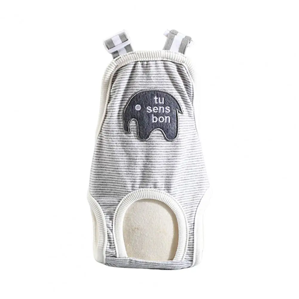 

Durable Dog Physiological Pants Striped Pattern Internal Pad Pocket Adjustable Pet Sanitary Pants Menstrual Period