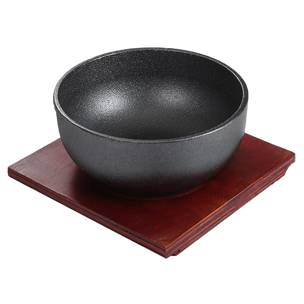 

Pot Bowl Korean Cooking Dolsot Bowls Casserole Sizzling Hot Stone Bibimbap Soup Ceramic Covered Rice Stockpot Containers Stew