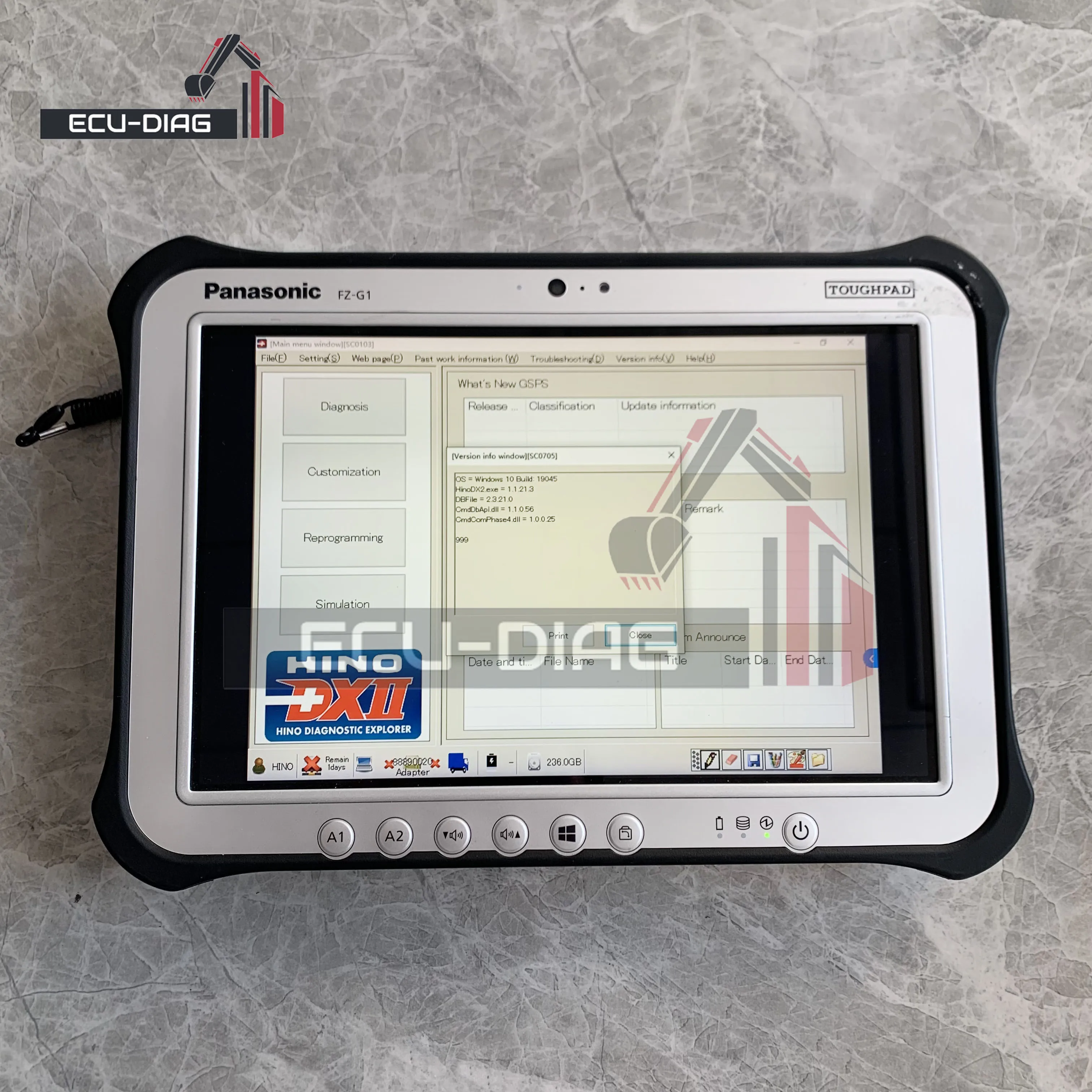Для сбоя двигателя Hino для экскаватора Kobelco сканер-детектор 09993-E9070