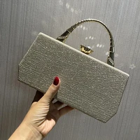 ladies bling silver evening purse minaudiere party handbag shiny gold bags for women