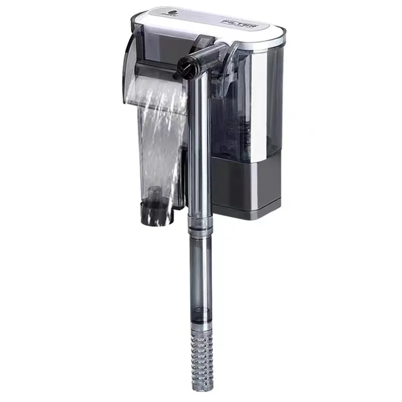 

Fish Tank Filter Three-in-One External Waterfall Wall-Mounted Circulating Pump Small Water Circulation Filtration System