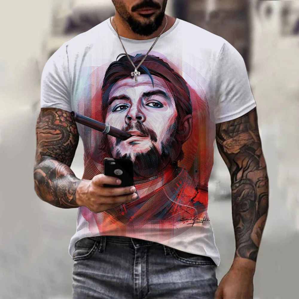 Футболка CLOOCL Che Guevara в стиле ретро модные рубашки с 3D принтом летние футболки