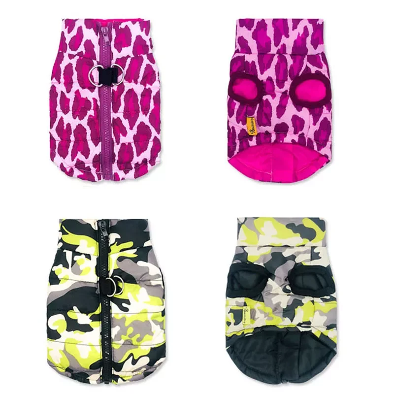 

Dog Coat Winter Puppy Clothes Camo Pattern Small Dog Chihuahua Yorkie Clothing petshop dog accessories
