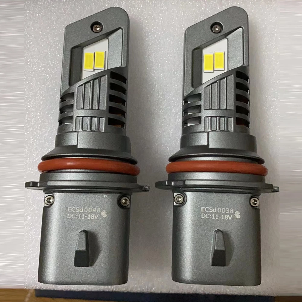 2 шт. светодиодные лампы высокой мощности HB5 9007 супер яркие мощные без адаптера