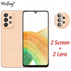 Объектив камеры для Samsung Galaxy A33 5G, защита экрана, закаленное стекло для Samsung A33 A53 A03S, стекло для камеры Samsung A33 5G