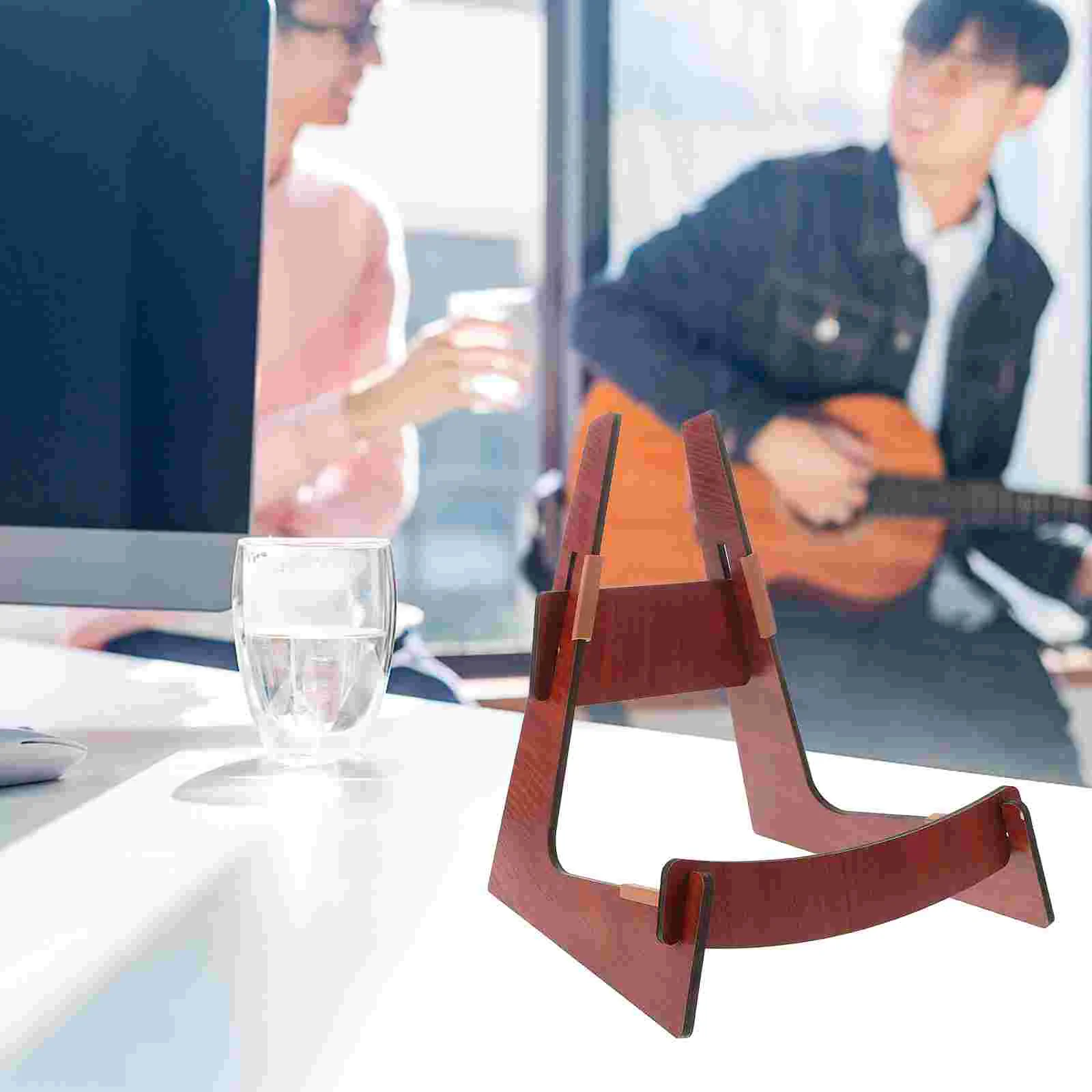 Подставка для гитары банджо бамбуковая гавайская гитара напольная стойка