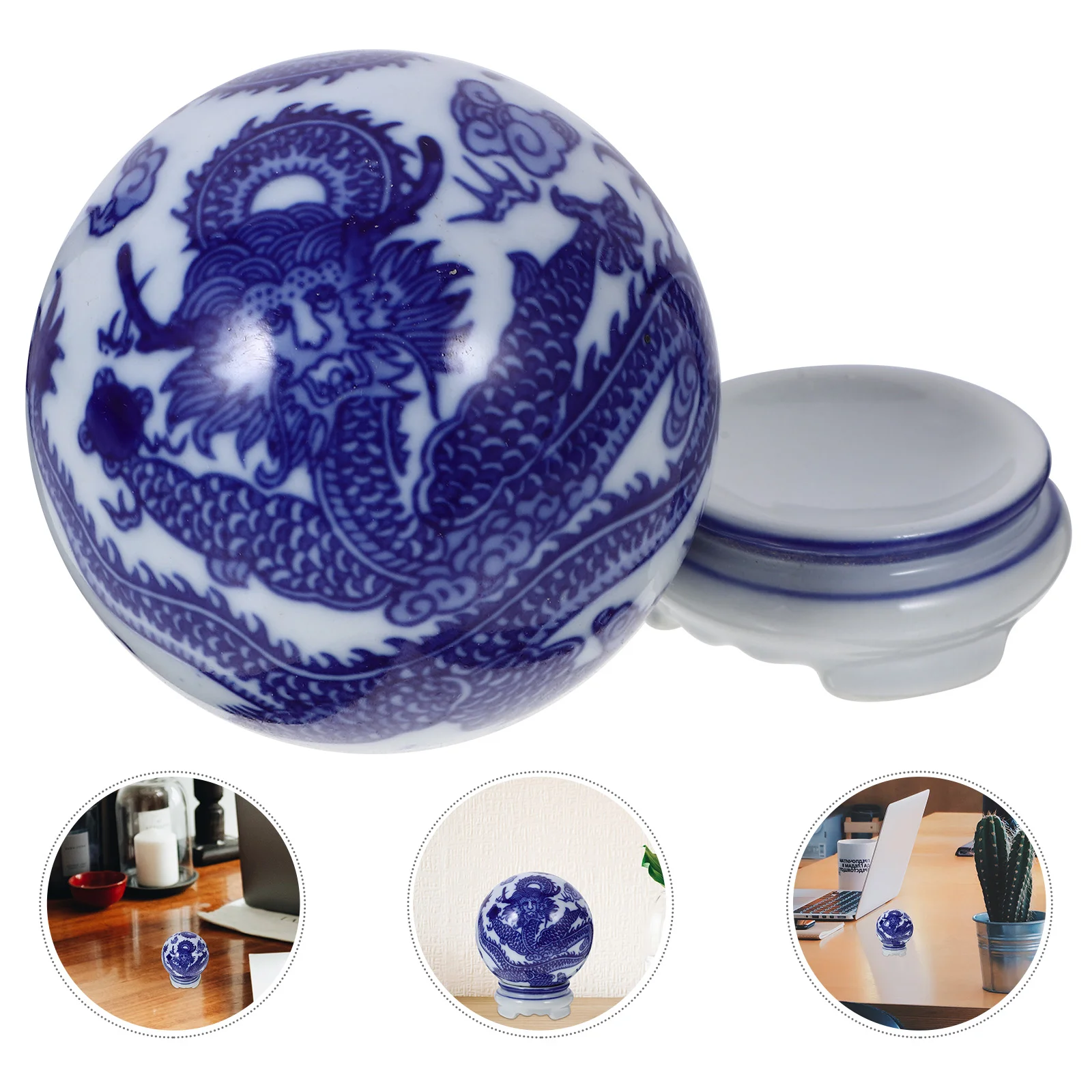 

Office Decore Decorative Ceramic Ball Home Gift Coffee Shop Housewarming Ceramics Crafts Delicate Ornaments