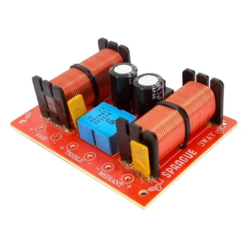 3-Way Speaker Frequency Divider 150W Treble Middle Bass Crossover Board for Home Theater 4-8ohm Speaker DIY 3