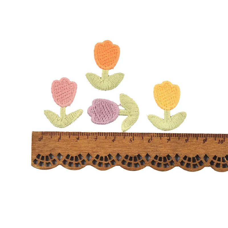 20 шт. разноцветные тюльпаны 2 8x2 1 см