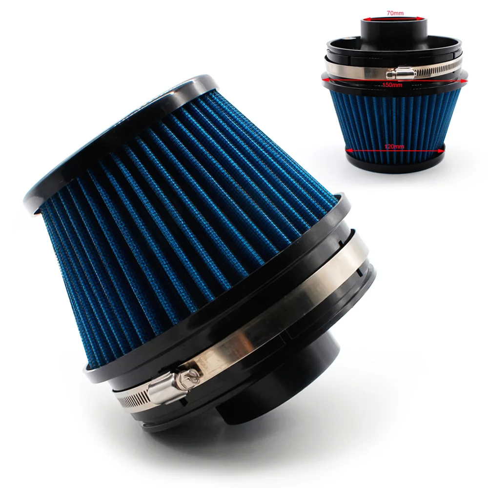 

Air Filter Cone Intake Filter 76mm Car Airfilter 3inch Universal High Flow Racing Performance Tapered Sports Intake Filter