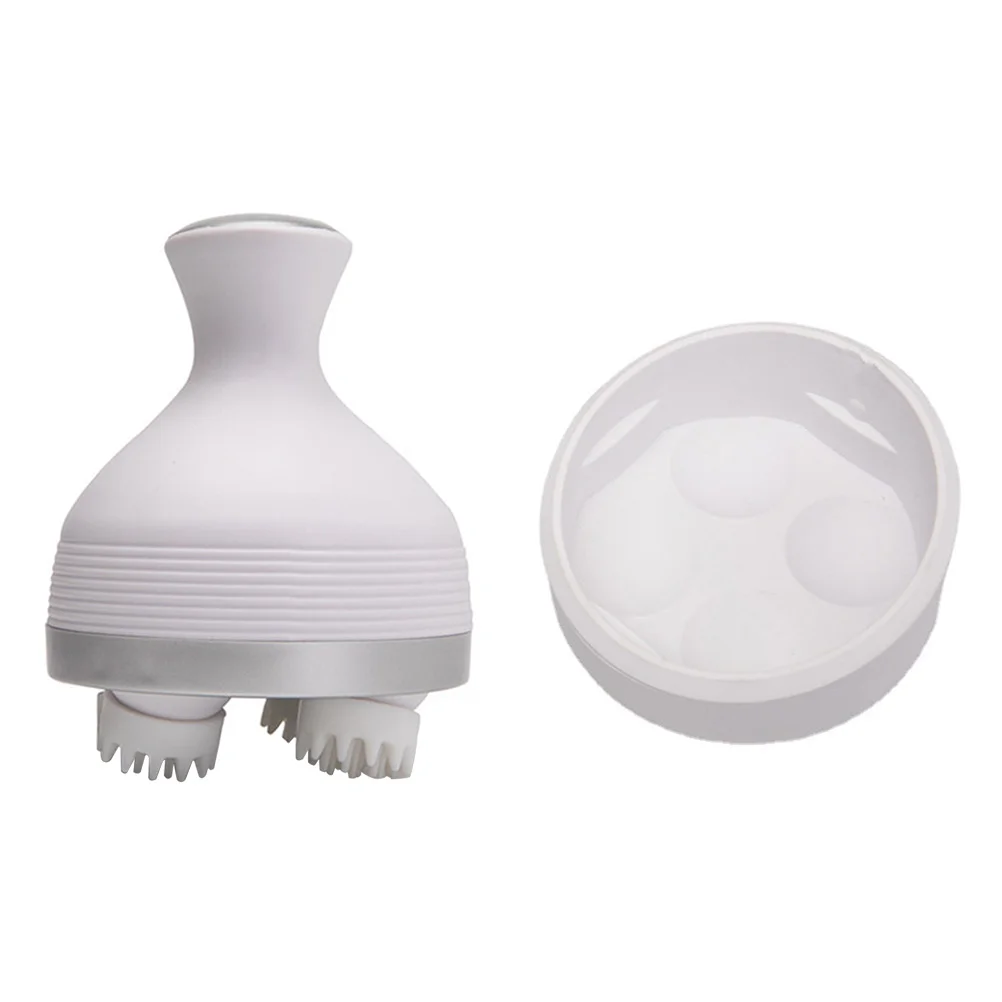 

Electric Head Massager Scalp Massager Body Shoulder Neck Massager (White)