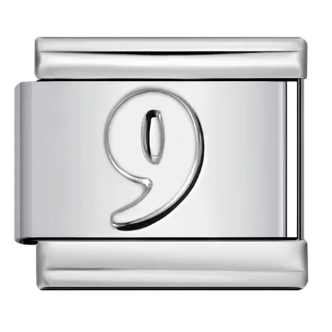 Итальянские подвесные звенья TOPTOY для браслета из нержавеющей стали 9 мм