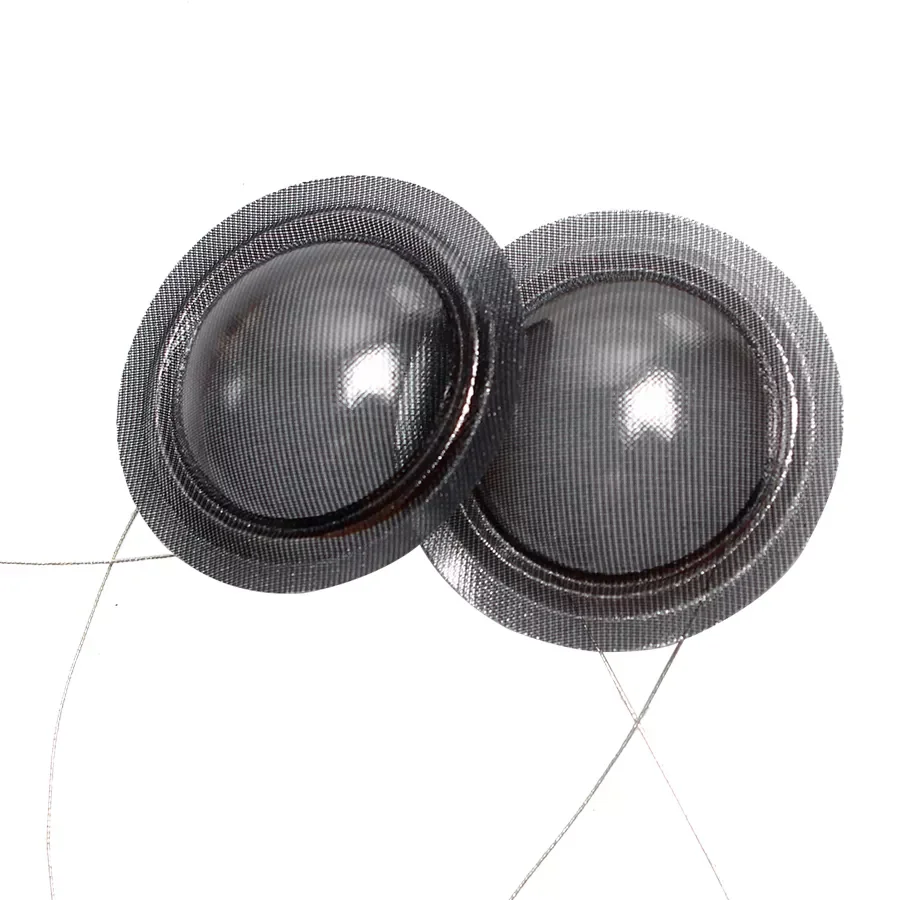 

2022New 2PCS/Lot SD1.1 S1 SS1 Translucent Diaphragm 25.4MM 25.5 Core Dome TREBLE Voice Coil 8OHM Tweeter Speaker Accessories