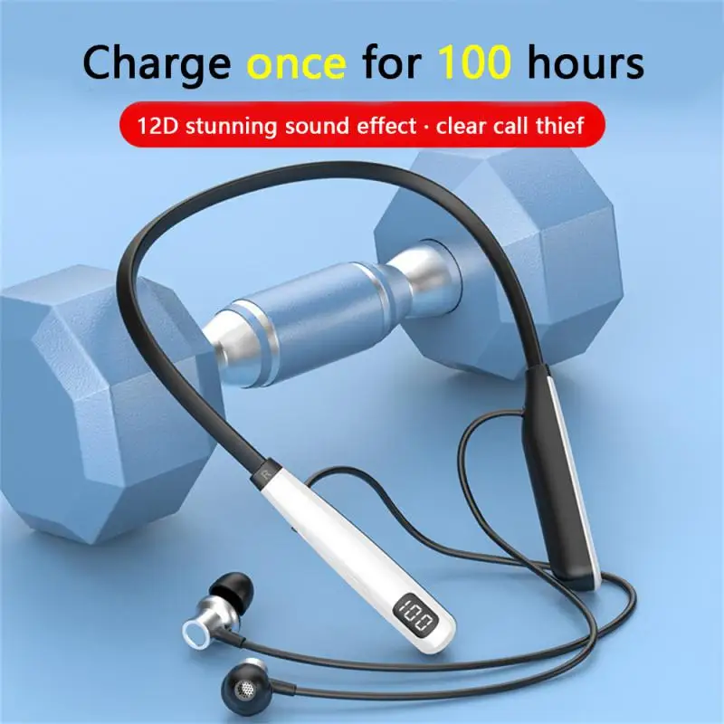 

New Earbuds Super Long Standby Hifi Stereo Music Earplugs Noise Reduction Neck-hanging For Iphone Mini Sports Headset Endurance