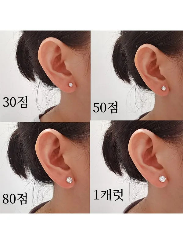 S999 Sterling Silver Moissanite Nail 2024 New Popular Ear Piercing Bone Stud Women's Work Diamond Men's Super Shiny Earrings