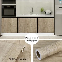 Grey Wood Grain Peel And Stick Self Adhesive Wallpaper Wood Plank Wall Stickers For Countertop Cabinet Shelf Drawer Wall Door