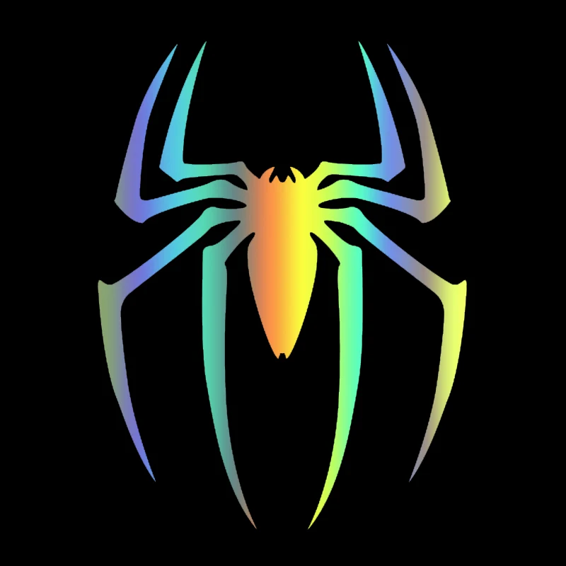 

Various Sizes/Colors Car Stickers Vinyl Decal Reptile Black Spider Motorcycle Racing Laptop Helmet Decorative Creative Decal