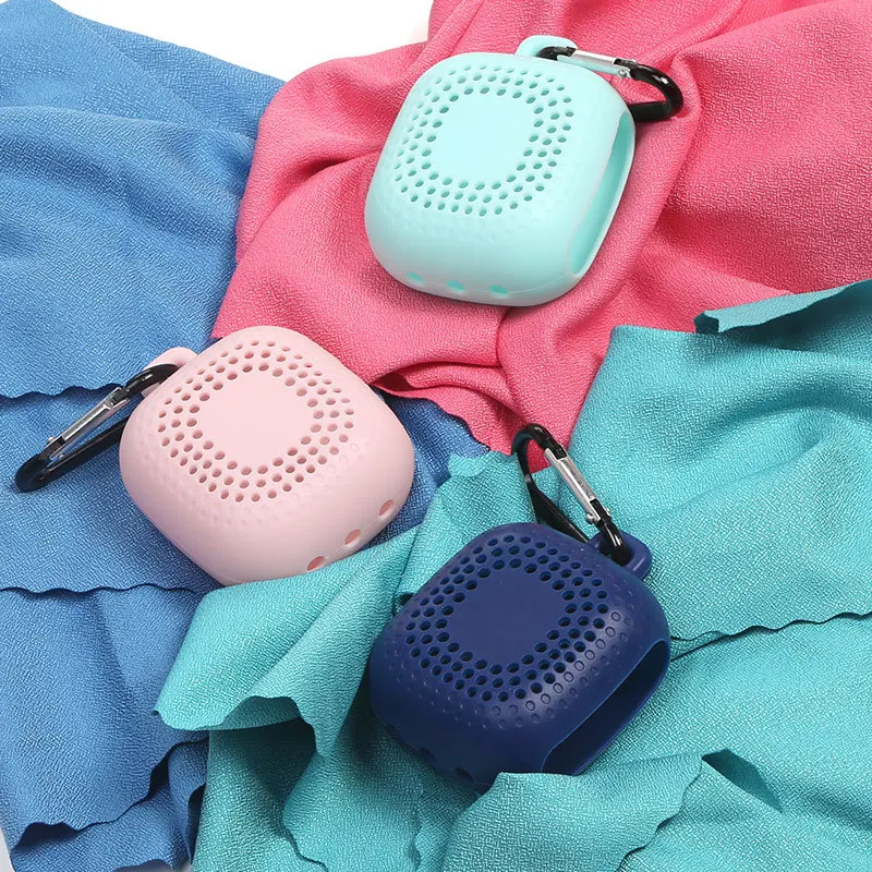 

Outdoor Portable Silicone Quick-Drying Cold Sense Sports Towel Soft And Light Microfiber Towel Gym Quick-Drying Wipes Suitable F