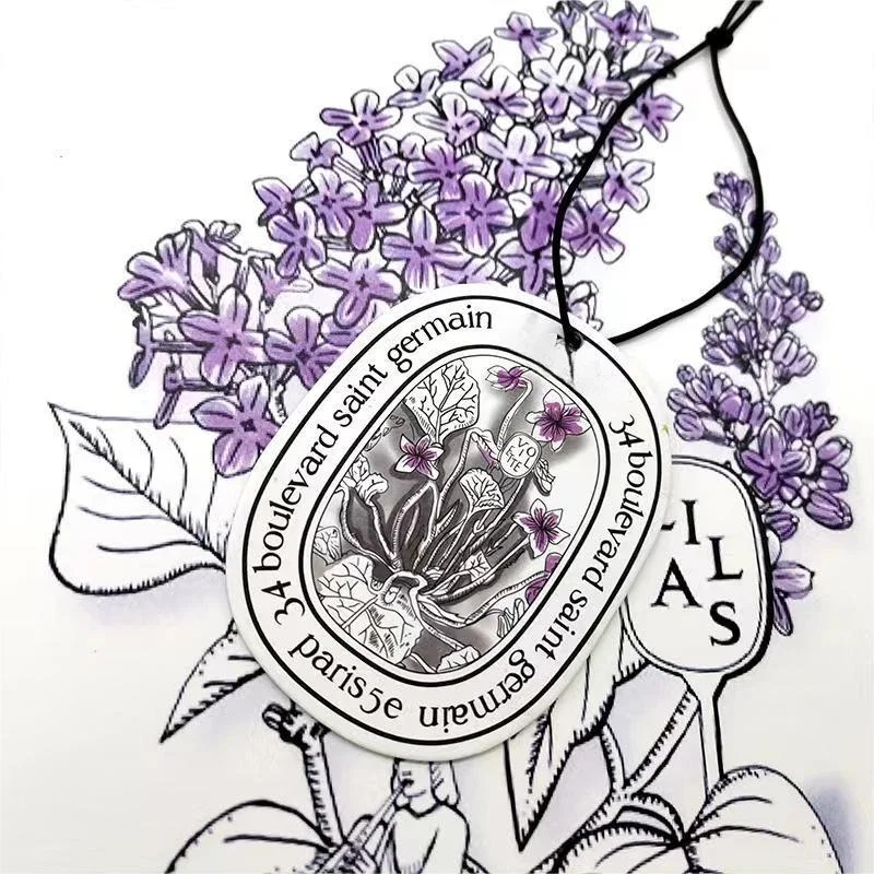 Фото Автомобильный ароматизатор, таблетка, автомобильная очистка воздуха, парфюмерный аромат, подвесное украшение, дезодорирующая ароматическая карта, автомобильные аксессуары для интерьера №5