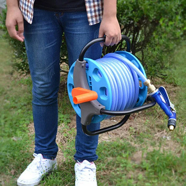 

Portable Pipe Storage Cart Garden Hose Reel Storage Rack Hose Pipe Reel Holder Water Irrigation Supplies Garden Hoses Reels