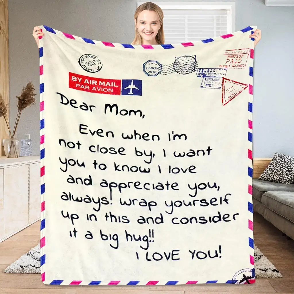 

Mom Blanket Gifts for Mom from Daughter Son for Mom Valentines Day Gifts for Mom for Birthday from Husband Presents for Mom