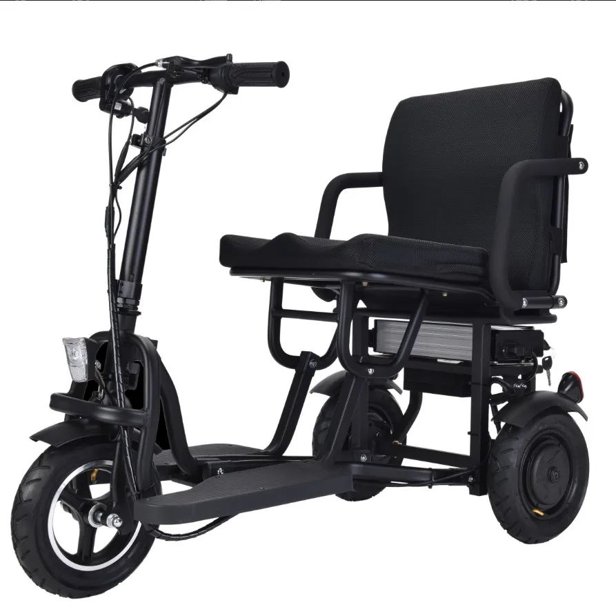 

easy fold up mobile compact light weight mini 3wheel electric mobility scooter for old people