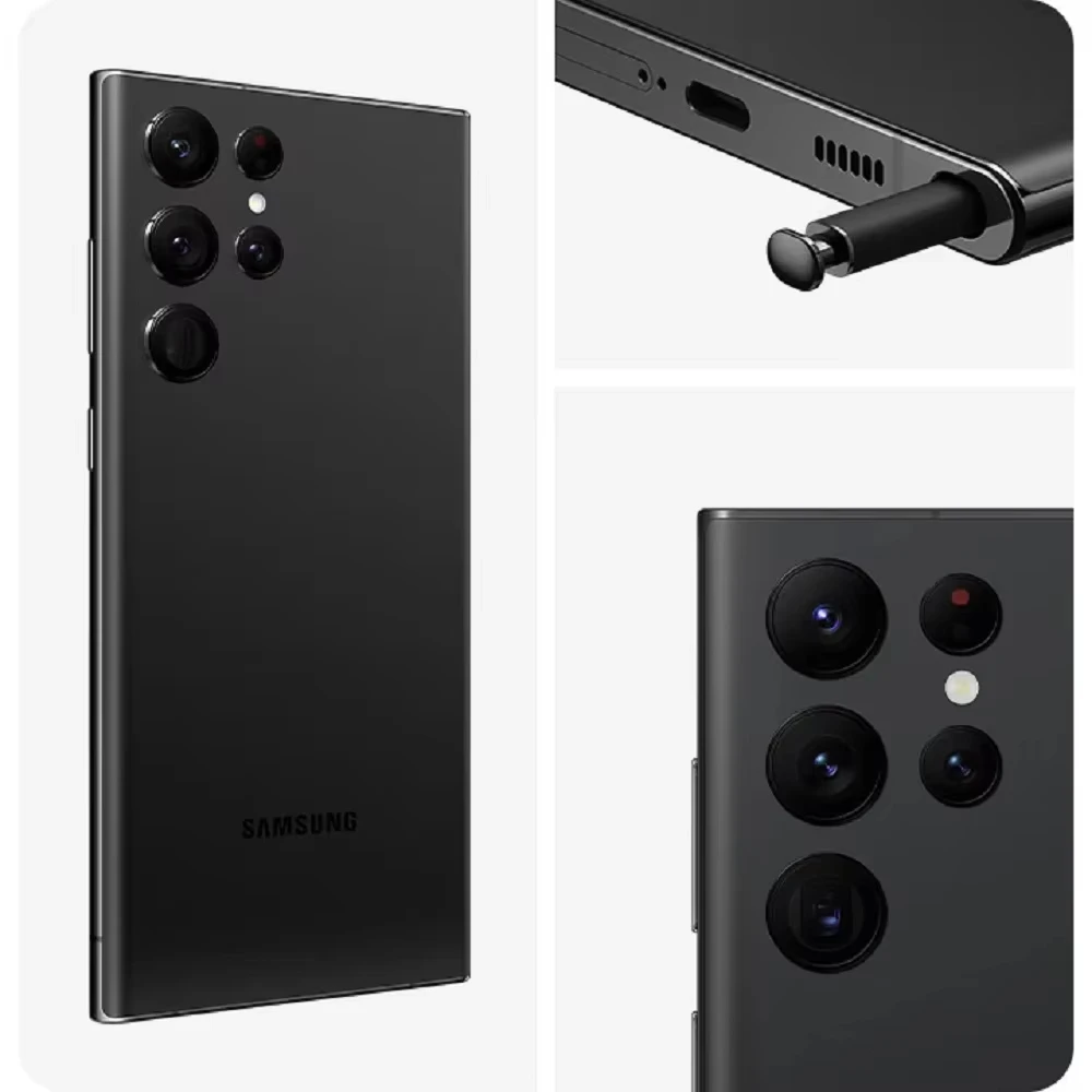 Фото Смартфон Android Samsung Galaxy S22 Ultra 5G S908U1, 6,8 дюйма, 8/12 ГБ ОЗУ, 108 МП, телефон S22U, версия для США, 5000 мАч, оригинальный разблокированный №5