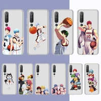 yinuoda kuroko no basket anime phone case for redmi note 5 7 8 9 10 a k20 pro max lite for xiaomi 10pro 10t