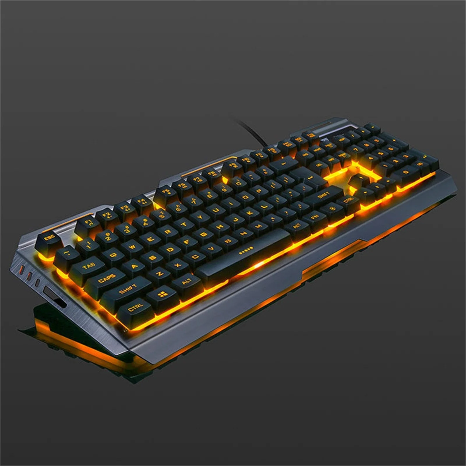 

V1 Набор клавиатуры и мыши, Игровая клавиатура, механическая клавиатура и мышь, 104 клавиш, USB Проводная RGB светодиодный мышь и Набор клавиатуры