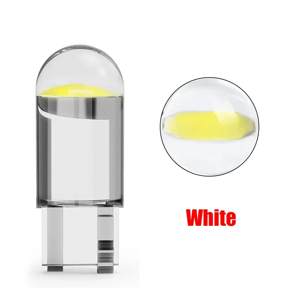 

5 шт., Автомобильные светодиодные лампы W5W T10, 6000 К, 12 В